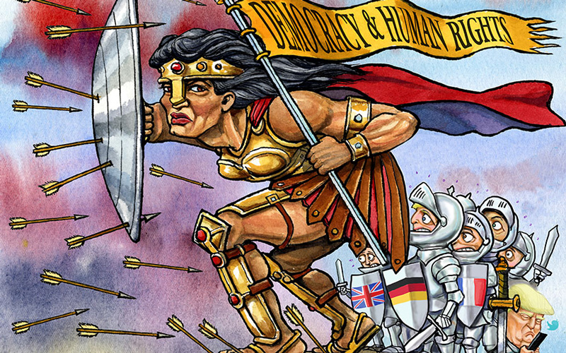 As liberdades retrocedem e a democracia está em crise