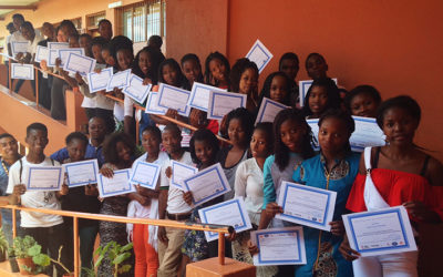 Final da Formação Humana Integral do projeto Ser Jovem em Xipamanine, em Moçambique