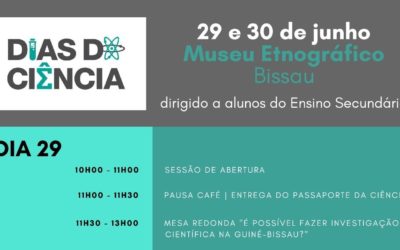 29 e 30 de junho – Dias da Ciência em Bissau