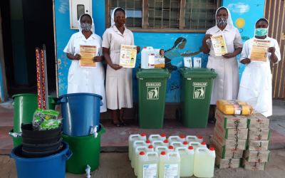 Entrega de kits de higiene e segurança – Projeto Somos Moçambique II