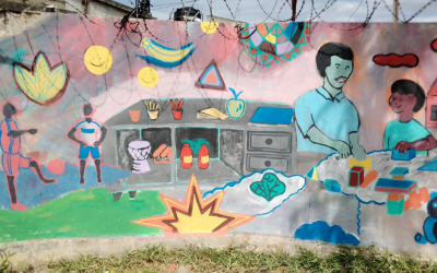 Pintura de Mural “Juntos pela Criança” em Moçambique