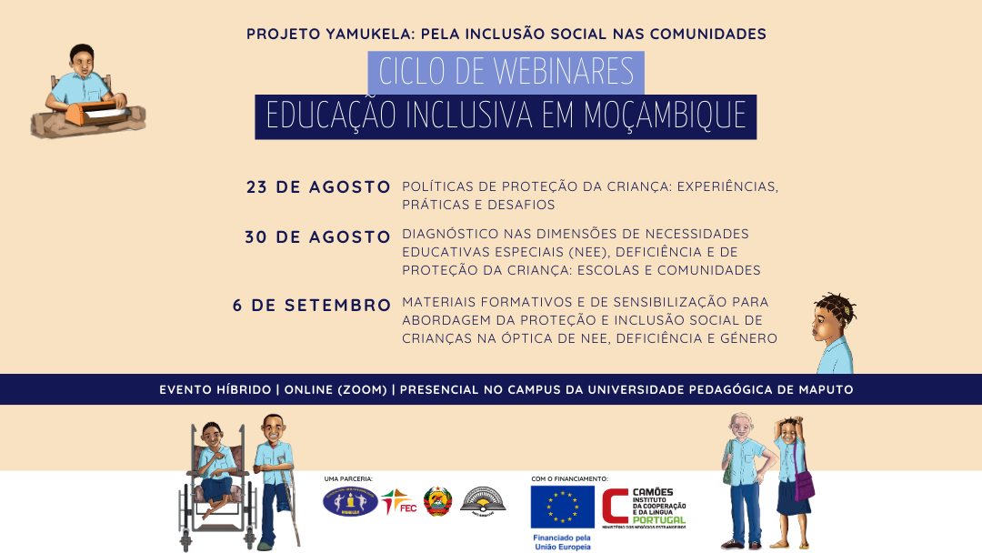 Khandlelo promove Ciclo de Webinares “Educação Inclusiva em Moçambique”, em parceria com a FEC