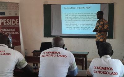Guiné-Bissau: PESIDE capacita 22 técnicos estatísticos e inspetores em Tombali